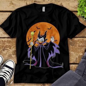Daisy Vampire Disney Daisy Duck Witch Halloween Unisex Tee Adult T-shirt